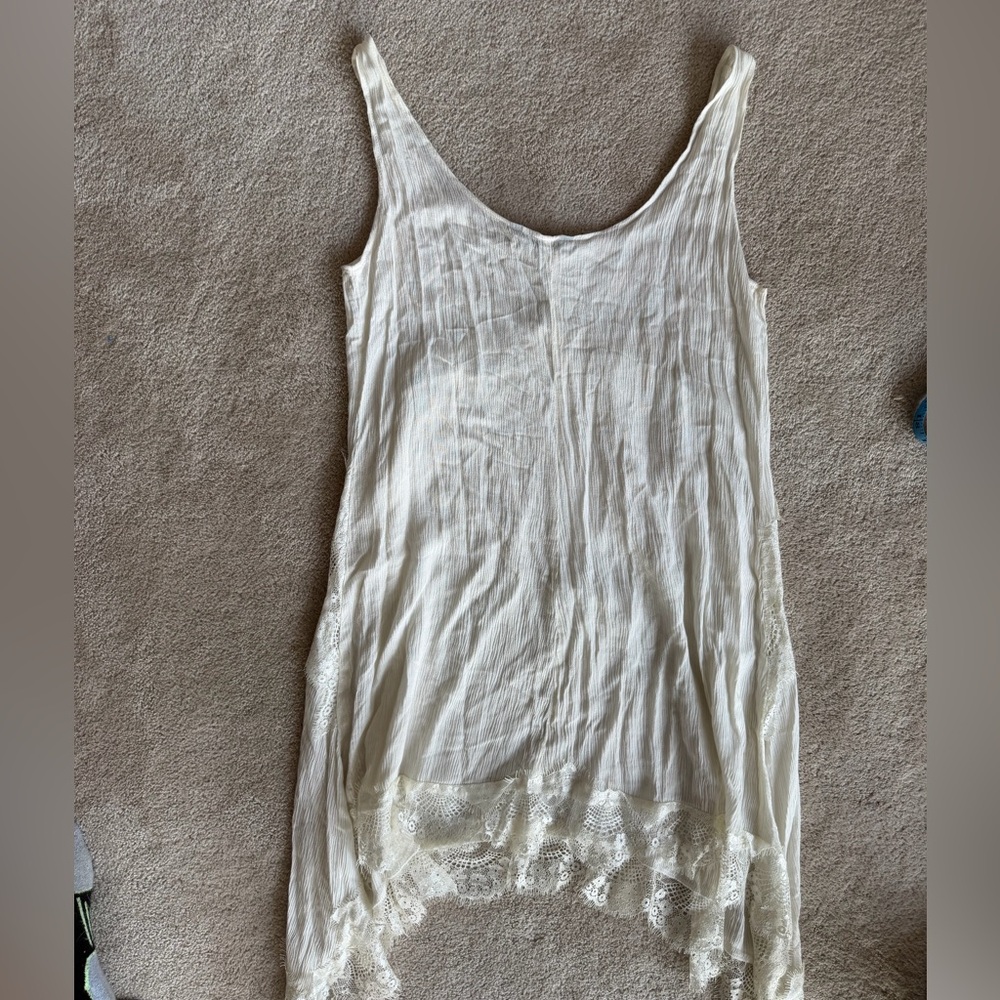 NWT Haoduoyi Cream Lacy Dress - Picture 4 of 8